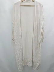 ◇ ⊂ muse ミューズ シンプル系 長袖 薄手カーディガン サイズ表記なし ライトピンク系 レディース E  【1507280004241】