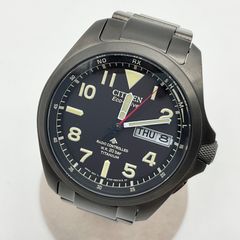 CITIZEN シチズン H100-R14749/AT6085-50E プロマスター エコドライブ デイデイト ソーラー電波 メンズ チタン 【中古】Aランク 4_34