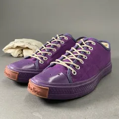 1f2 Acne Studios アクネ ストゥディオス キャンバス ローカットスニーカー EU43 パーカテゴリプル シューズのサムネイル