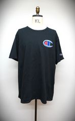 ◆チャンピオン　Tシャツ　デカロゴ　USED　目玉　サイズXL相当　海外モデル