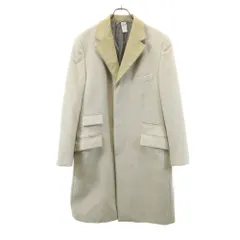 size52☆極美品☆ジャンニヴェルサーチ ロングジャケット コート起毛生地