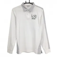 値下げ【新品未使用】LANVIN ゴルフ長袖シャツ ネイビー 値下げ【新品未使用】LANVIN ゴルフ長袖シャツ ネイビー LANVIN