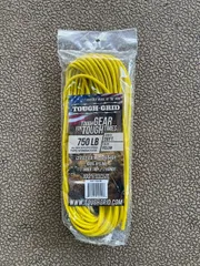 【未使用品】TOUGH GRID タフグリッド 750ポンド ミルスペックパラコード イエロー