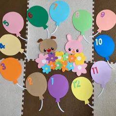 壁面飾り　誕生日表