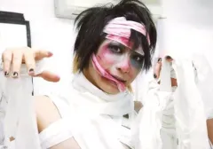 【中古】生写真(男性) ゴールデンボンバー/歌広場淳/横型・バストアップ・包帯・両手上げ・目線左/2011.08.30 The 26th Anniversary/バースデーメモリアルフォトアルバム