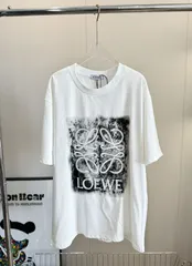 Mさま専用　　LOEWE ロエベ ホワイト アナグラム ロゴ刺繍 TシャツロエベTシャツ