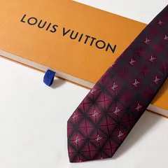 美品 LOUIS VUITTON ルイヴィトン ネクタイ シルク100% バー