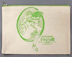 【中古】雑貨 岸辺露伴 JOJO展オリジナルポーチ グリーン 「ジョジョの奇妙な冒険 荒木飛呂彦原画展 ジョジョ展 in S市杜王町 2017」 物販購入特典