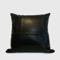 TK-Leather クッション（TKR-CS-LPTW45）(馬革＆牛革パッチワーク45cm角ヴィンテージクッション)【T.K GARMENT SUPPLY】