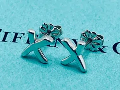 a122 美品　Tiffany&Co. ティファニー　パロマピカソ　キス　X クロス　ピアス　シルバー　925