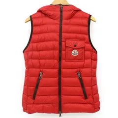 MONCLER ダウンベスト レッド　2T 中古・古着通販】MONCLER (モンクレール) ダウンベスト レッド