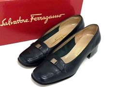 靴】 Salvatore Ferragamo パンプス エナメル ガンチーニ - メルカリ