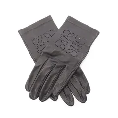 ロエベ LOEWE 手袋 アナグラム K821246X01 ブラック レザー 手袋 レディース Used Aのサムネイル