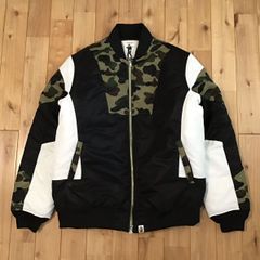 ★XL★ BAPE LOGO MA-1 Bomber Jacket a bathing ape star BAPESTA BAPE camo フライト ジャケット エイプ ベイプ