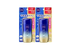 【２本セット】　ニベアUV ディープ プロテクト & ケア ジェル 80g SPF50+ / PA++++ 〈 予防美容(日やけによるシミ・そばかすを防ぐ)ができる美容ケアUV 〉 配送種別：MR