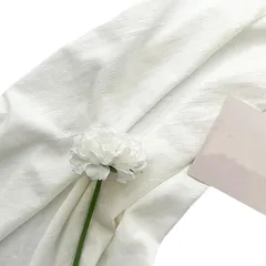 Lezalic 背景布 リネン調 120cmx180cm 無地 生地 物撮り 撮影用 内装 写真 多用途 シワが付きにくい バック スクリーン スタジオ クロス( オフホワイト)