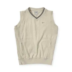 NIKE GOLF ナイキゴルフ ニット風 ベスト サイズ M /アイボリー系/レディース/スポーツ