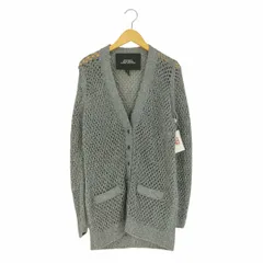 マークジェイコブス MARC JACOBS Gunmetal lurex fishnet v-neck cardigan レディース import：S のサムネイル