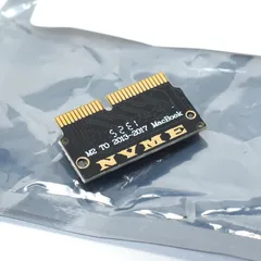 市販NVMe SSDをApple独自SSDコネクタに変換するアダプタ MacBook Pro/ Macbook Air/Mac mini2014等に macOS10.13以降対応