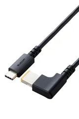 【新品・5営業日で発送】ELECOM エレコム ノートPC用充電ケーブル／USB Type-C／DC角コネクタ／2m(DC-PDL20BK)
