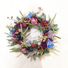カラフルリース⭐︎ドライフラワー リース