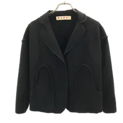 マルニ ウール ジャケット 40 ブラック MARNI レディースのサムネイル