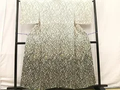 平和屋着物■付下げ　芝草文　正絹　逸品　BAAQ8369bs