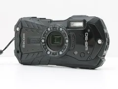 中古 コンパクトデジタルカメラ RICOH WG-50 リコー ブラック [防水+防塵+耐衝撃] 水深14mの防水性能と1.6mの耐衝撃性能を備えた防水スタンダードモデル デジカメ カメラ Cランク Q69T