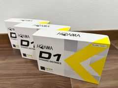 ゴルフボール ホンマ D1 新品 イエロー 3ダース（3箱）2022年モデル