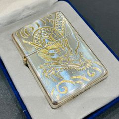◯ 未使用　ZIPPO スターリングシルバー　龍