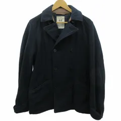 アーバンリサーチ URBAN RESEARCH Ｐコート ジャケット ブルゾン ウール 36 約S 紺 ネイビー ■GY09のサムネイル