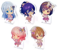 【中古】アクリルスタンド・アクリルパネル 全5種セット 「プロジェクトセカイ カラフルステージ! feat. 初音ミク ころっと アクリルフィギュアコレクション(オンリーショップイラスト) 25時、ナイトコードで。」