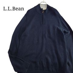 L.L Bean ドライバーズニット ジップ エルエルビーン ネイビー XL 
