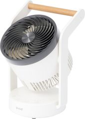 【極美品】 QUADS 充電式3Dサーキュレーター ティンバー ホワイト 扇風機 QS202WH Q0529 0702ML003 0120240620100466
