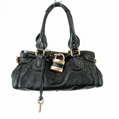 Chloe クロエ パディントン ハンドバッグ 南京錠 ブラック Chloe クロエ パディントン ハンドバッグ 南京錠 ブルー It Bag