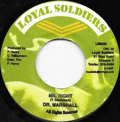 ジャマイカ7” Dr. Marshall Mr. Right LS0028 Loyal Soldiers Production /00080