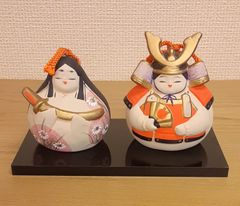 サントリーオールド お多福＆達磨ボトル 縄細工 縁起物 空ボトル 2個