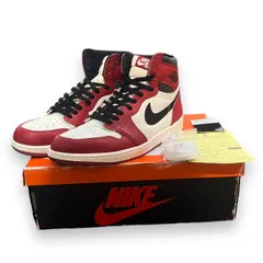 国内正規 NIKE AIR JORDAN 1 RETRO HIGH OG CHICAGO LOST & FOUND VARSITY RED ナイキ エアジョーダン 1 ハイ シカゴ ロストファウンド スニーカー DZ5485-612 30cm 　　54172Aのサムネイル