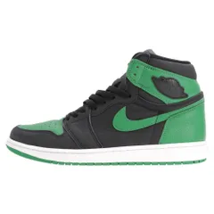 NIKE (ナイキ) AIR JORDAN 1 RETRO HIGH OG PINE GREEN エアジョーダン 1 パイングリーン ハイカットスニーカー グリーン/ブラック US12/30cm 555088-030