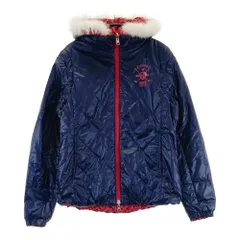 サイズ：M CALLAWAY キャロウェイ  フード付きリバーシブル中綿ジャケット  ネイビー系 [240101491830] ゴルフウェア レディース ストスト