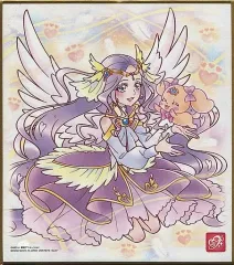 【中古】食玩 雑貨 7.キュアアース(スペシャルヒーリングっどスタイル)＆ラテ 「プリキュア 色紙ART4」