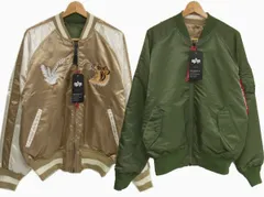 新品 定価29,700円◇ALPHA INDUSTRIES TA0691-016 リバーシブルスーベニアジャケット L-2B フライトジャケット アルファ メンズ