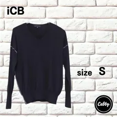 iCB アイシービー　薄手ニット　カシミヤ混　サイズS