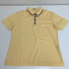 ✨美品✨DAKS ダックス　トップス　半袖　ポロシャツ　サイズＬ　イエローゴルフのサムネイル