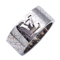 ◇ルイヴィトン◇M65456 バーグ シャンゼリゼ リング 指輪 L シルバー LOUIS VUITTON ほぼ新品 ルイヴィトン バーグ シャンゼリゼ S