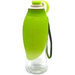 FJmark ペットウォーターボトル 給水器 犬 携帯用 水飲みボトル (ライトグリーン)