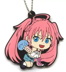 【中古】キーホルダー ミリム ラバーチャーム ～テンペストの開国祭～ きゅんキャラいらすとれーしょんず 「一番くじ 転生したらスライムだった件～ジュラ・テンペスト連邦国の開国祭～」 G賞