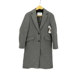 ユナイテッドアローズグリーンレーベルリラクシング UNITED ARROWS green label relaxing FABRICA カシミヤ混 チェスターコート レディース JPN：34 