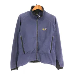 USA製 MOUNTAIN HARDWEAR マウンテンハードウェア フリースジャケット アウトドア ネイビー (メンズ L) 中古 古着 S8191