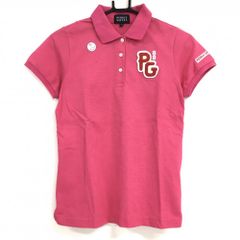 美品 PEARLY GATES ゴルフシャツ ポロシャツ ピンク 2 レディース